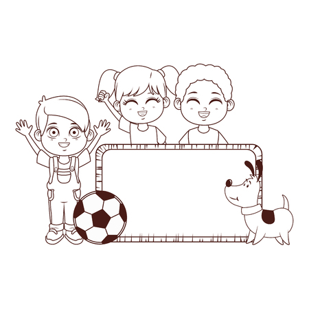 cute children cartoon vector illustration graphic designのイラスト素材