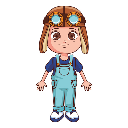cute child cartoon vector illustration graphic designのイラスト素材