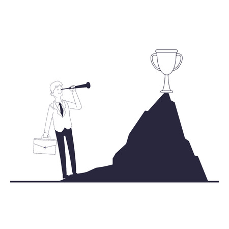 business saving money cartoon vector illustration graphic designのイラスト素材