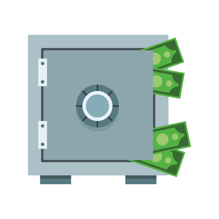 business saving money element cartoon vector illustration graphic designのイラスト素材