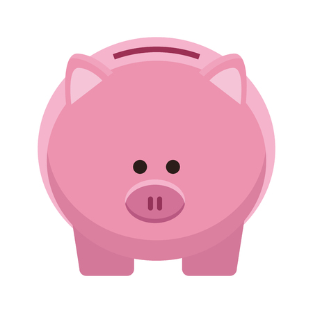 business saving money element cartoon vector illustration graphic designのイラスト素材