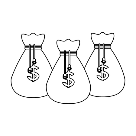 business saving money element cartoon vector illustration graphic designのイラスト素材