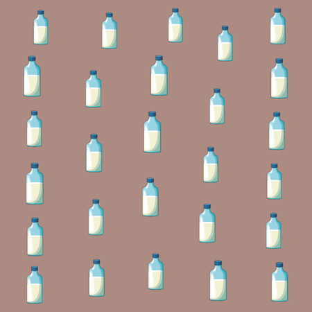 delicious food pattern cartoon vector illustration graphic designのイラスト素材