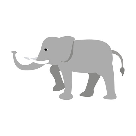 Elephant cute animal vector illustration graphic designのイラスト素材