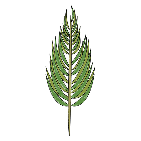 Bouquet of leaves vector illustration graphic designのイラスト素材