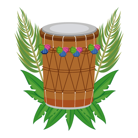 indian drum instrument vector illustration graphic designのイラスト素材