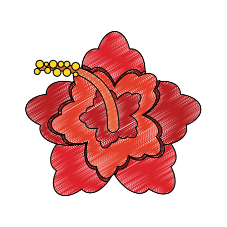 Beautiful flowers isolated vector illustration graphic designのイラスト素材