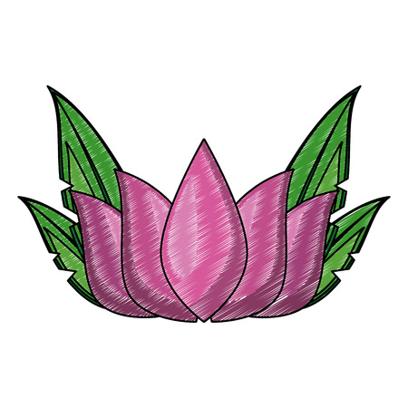 Lotus flower symbol vector illustration graphic designのイラスト素材