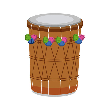 indian drum instrument vector illustration graphic designのイラスト素材