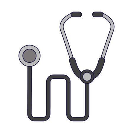 Medical stethoscope symbol isolated vector illustration graphic designのイラスト素材