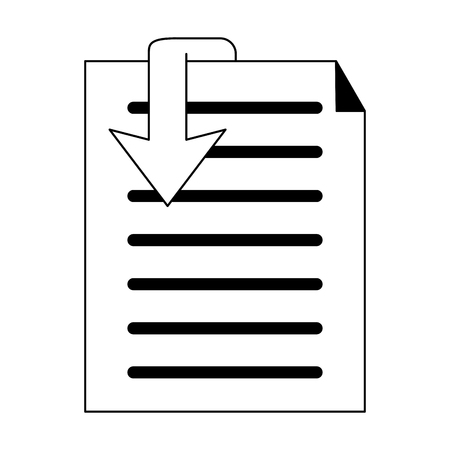 Document paper symbol isolated vector illustration graphic designのイラスト素材