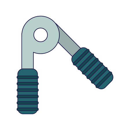 fitness handgrip equipment isolated vector illustration graphic designのイラスト素材