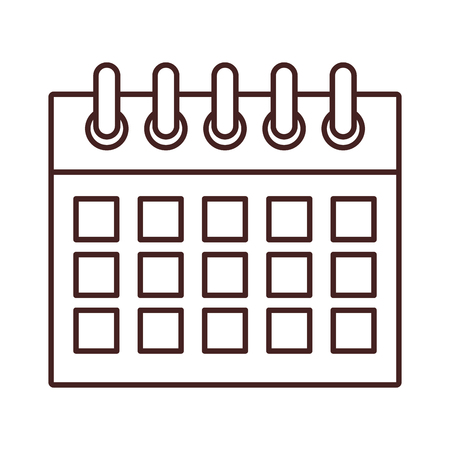 date calendar cartoon vector illustration graphic designのイラスト素材