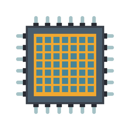 microchip isolated icon vector illustration graphic designのイラスト素材