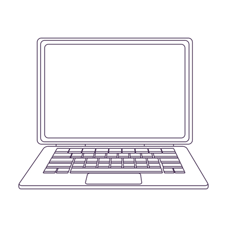computer isolated icon vector illustration graphic designのイラスト素材