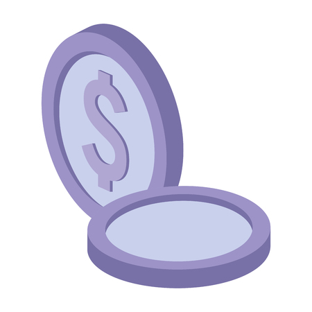 coins isolted icon vector illustration graphic designのイラスト素材