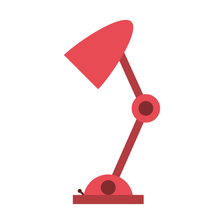 desk light lamp isolated vector illustration graphic designのイラスト素材