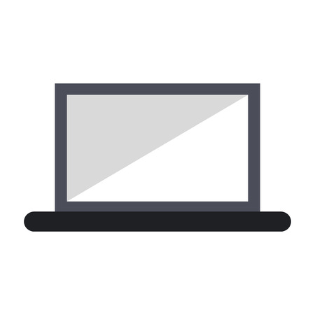 laptop computer technology isolated vector illustration graphic designのイラスト素材