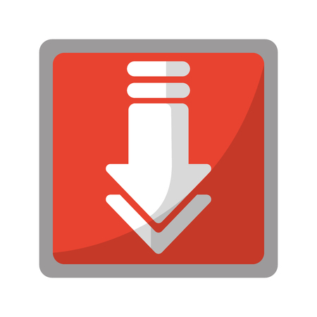 download arrow down button vector illustration graphic designのイラスト素材