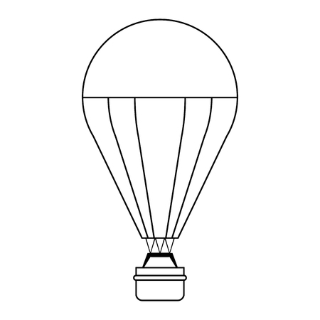 Hot air balloon isolated vector illustration graphic designのイラスト素材