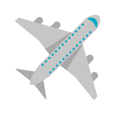 airplane jet symbol isolated illustration graphic designのイラスト素材