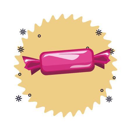 sweet candy cartoon vector illustration graphic designのイラスト素材