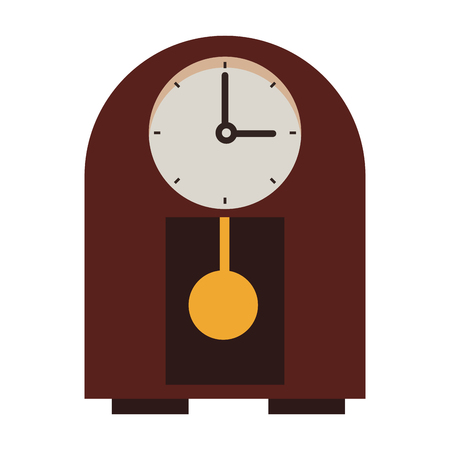 time cock cartoon vector illustration graphic designのイラスト素材