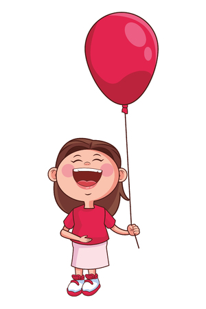 granddaughter happy child vector illustration graphic designのイラスト素材