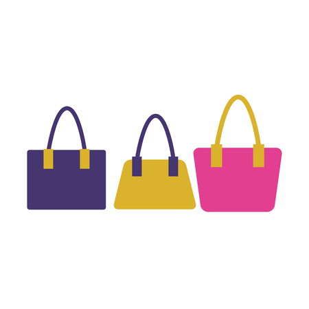 Fashion women bags isolated vector illustration graphic designのイラスト素材