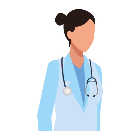 doctor profession worker avatar vector illustration graphic designのイラスト素材
