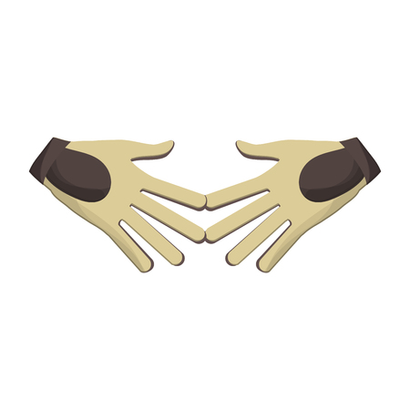 Golf gloves symbol isolated vector illustration graphic designのイラスト素材