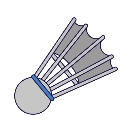 Sport badminton ball isolated Designeのイラスト素材