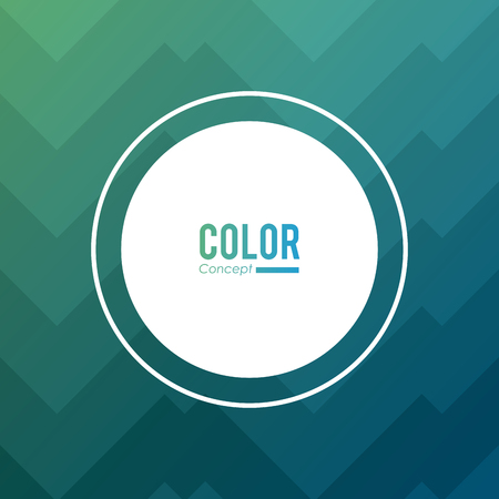 Color concept background frame with colorful geometric illustration graphic designのイラスト素材