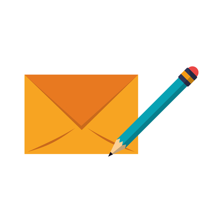 Business email and communication technology vector illustration graphic designのイラスト素材