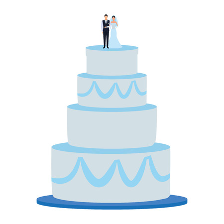 wedding cake icon isolated vector illustration graphic designのイラスト素材