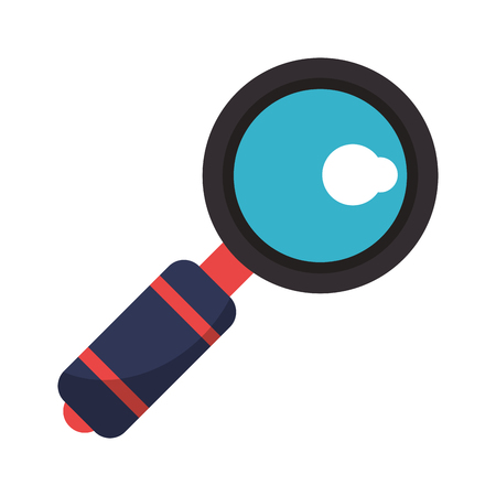 Magnifying glass symbol isolated vector illustration graphic designのイラスト素材