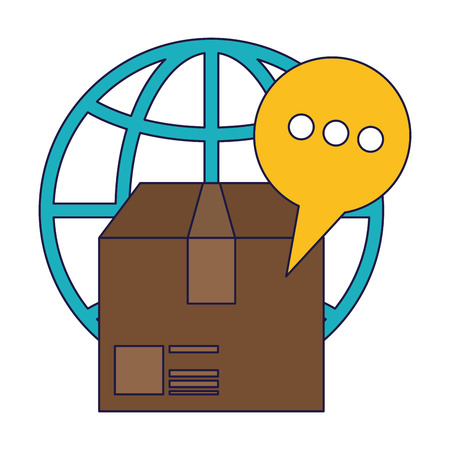 Delivery and customer service symbols vector illustration graphic designのイラスト素材
