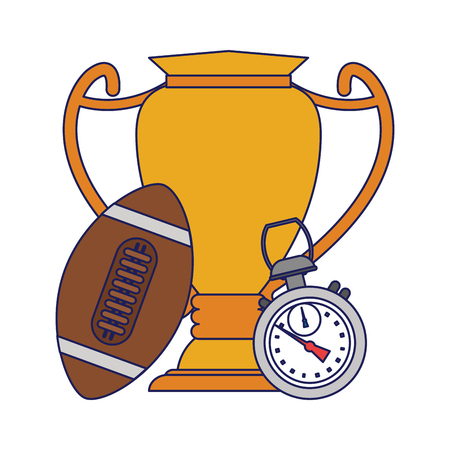 Sport game equipment cartoons vector illustration graphic designのイラスト素材