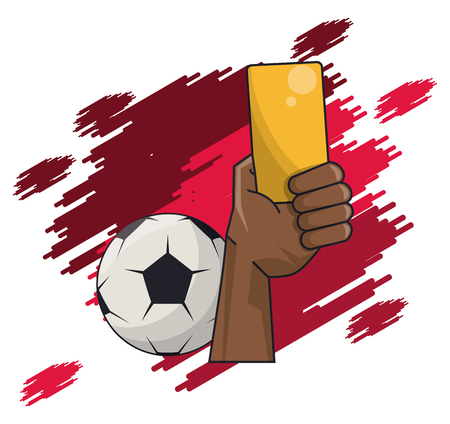 Soccer sport game equipment cartoons vector illustration graphic designのイラスト素材
