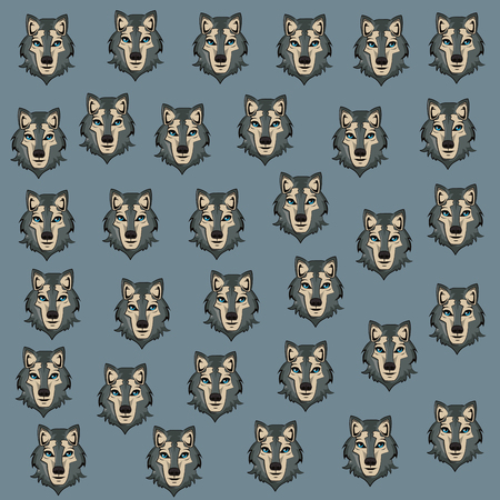 Wolf face cool sketch vector illustration graphic design
