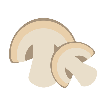 Mushroom fresh vegetables food vector illustration graphic designのイラスト素材