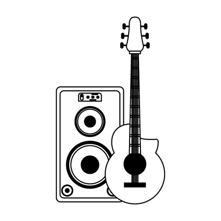 Music instrument and musical studio equipment vector illustration graphic designのイラスト素材