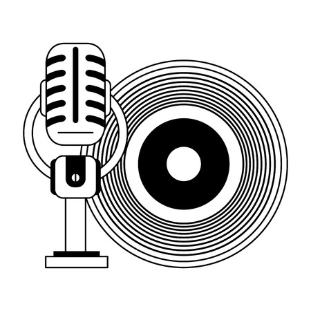 Music instrument and musical studio equipment vector illustration graphic designのイラスト素材