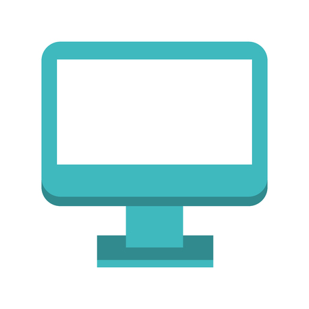 Computer screen hardware symbol vector illustration graphic designのイラスト素材