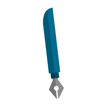 Pen tool symbol cartoon vector illustration graphic designのイラスト素材