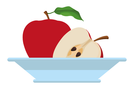 orange icon cartoon isolated in plate vector illustration graphic designのイラスト素材