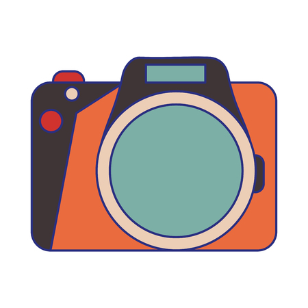 vintage photographic camera symbol vector illustration graphic designのイラスト素材