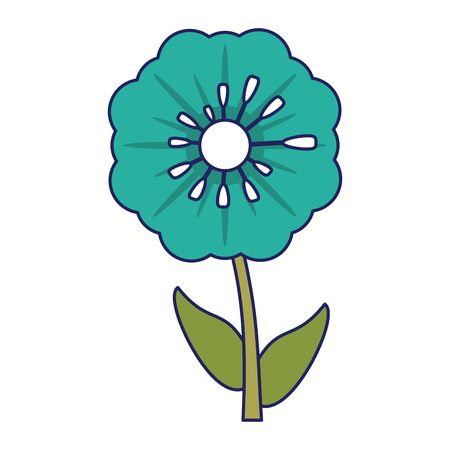 Beautiful flower cartoon isolated icon ilustration vectorのイラスト素材