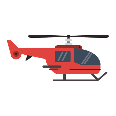 Helicopter aircraft vehicle symbol vector illustration graphic designのイラスト素材