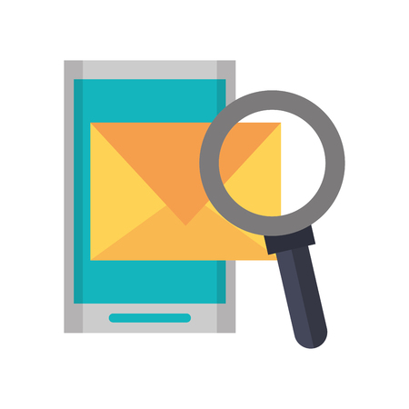 technology smartphone software tools cartoon vector illustration graphic designのイラスト素材